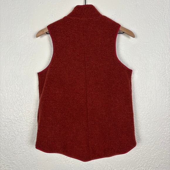 SmartWool Women's Anchor Line Reversible Sherpa Vest in Masala Size XS - Picture 2 of 7